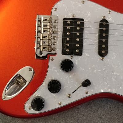 CRAZY SALE! $300 OFF! Fantastic Custom Built Fender Strat Style Red Metallic Mods & HSC Killer image 3