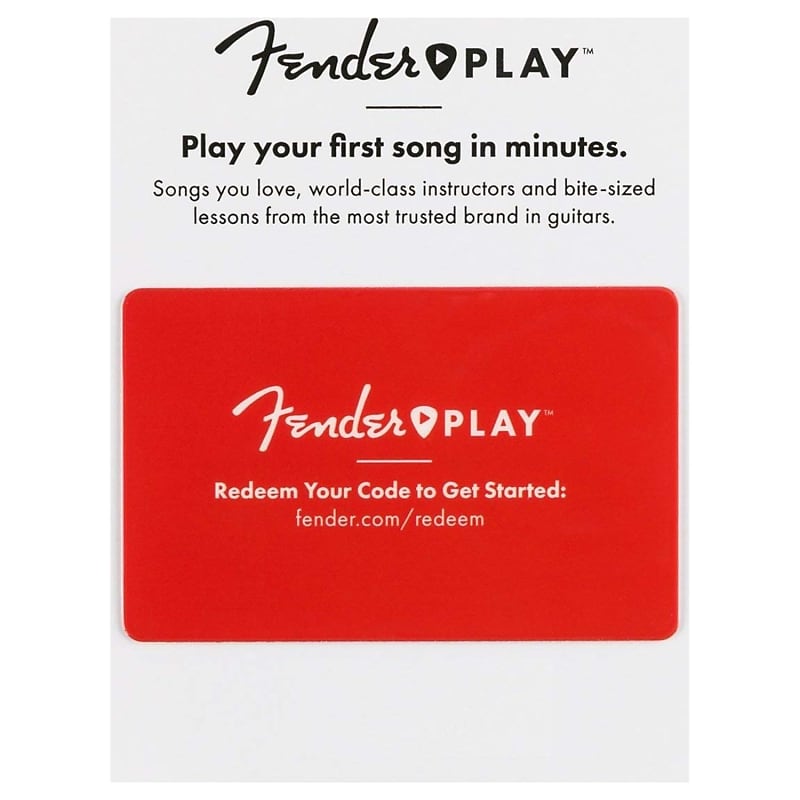 Fender Fender Play 3-Month Subscription Card image 1