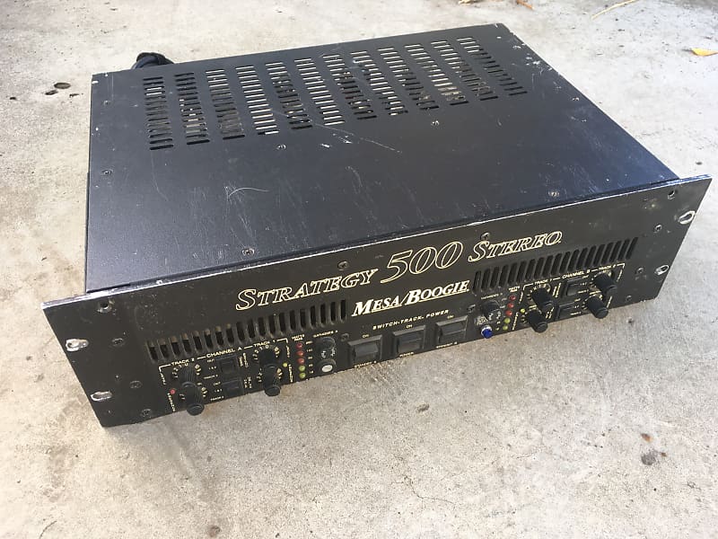 mesa boogie strategy 500 stereo power amp