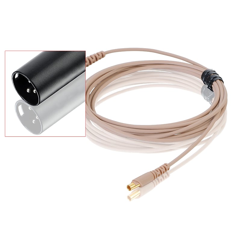 Countryman E2CABLET E2 Earset Cable (Tan / Hardwired XLR) image 1
