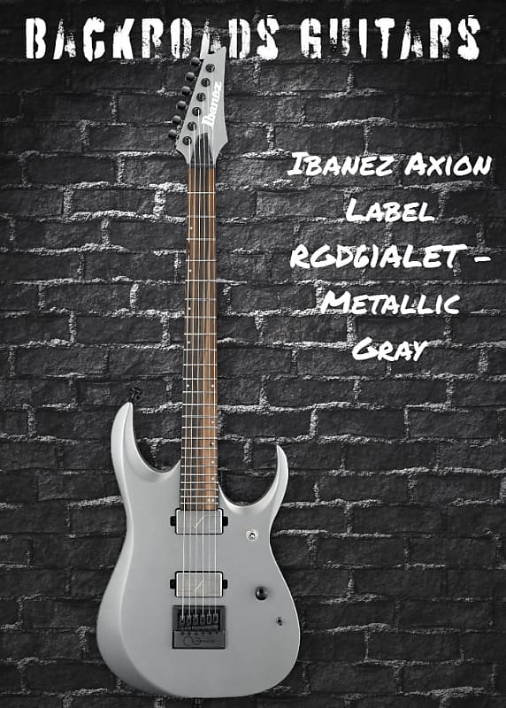 Ibanez Axion Label RGD61ALET - Metallic Gray image 1