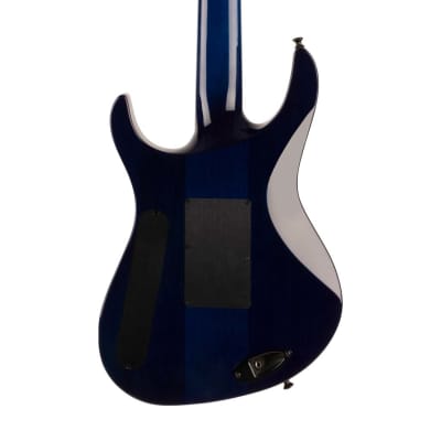 Jackson Pro Series Signature Chris Broderick Soloist 7P Elec Guitar, Laurel FB, Transparent Blue image 5