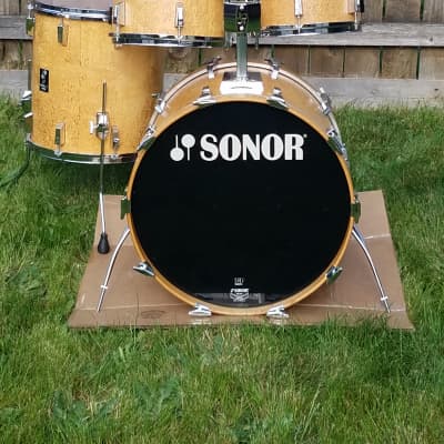 Rare Vintage 80s/90s Sonor Lite Scandinavian Birch Drum Set | Reverb