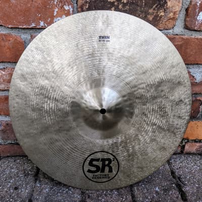 Sabian 16" SR2 Thin Crash Hand Hammered Cymbal image 1