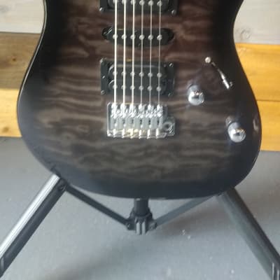 Ibanez - GRX70QA | RG GIO Series 6 String Electric Guitar / Transparent Black Sunburst image 3