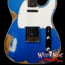 Fender Custom Shop 1962 Telecaster Custom Rosewood Slab Board Hand-Wound Pickups Heavy Relic Lake Placid Blue
