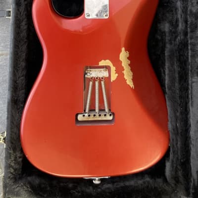 Nick Page Guitars Brazilian Rosewood SoCal  Candy Apple Red over Gold image 10