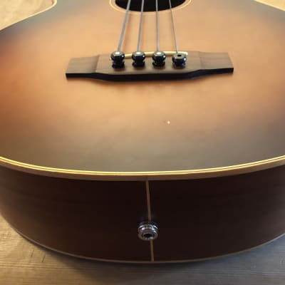 Morgan Monroe MVAB-500/C Creekside Fretless Modded Acoustic Electric Bass Guita image 7