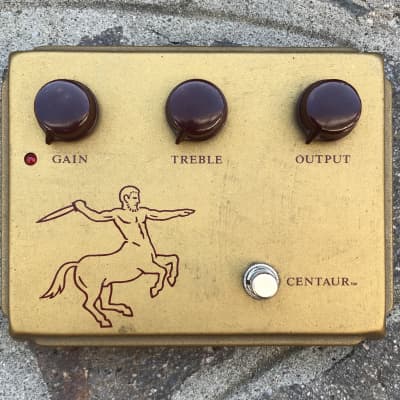 Klon Centaur Gold Horsie (long tail) First Series | Reverb