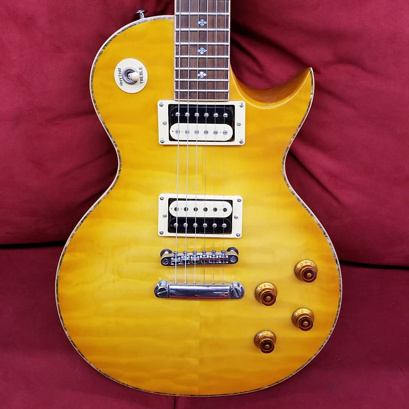 Xaviere XV 500 Series Solid Mahogany SOLID carved Maple Top Natural