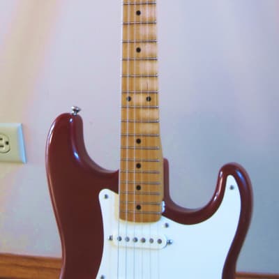 Fender Stratocaster Neck Cimarron Red Body image 1