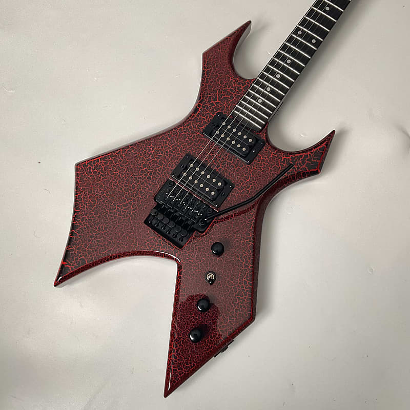 BC Rich Stranger Things “Eddie’s” Limited-Edition Replica and Inspired NJ Warlock Guitar Red Crackle image 1