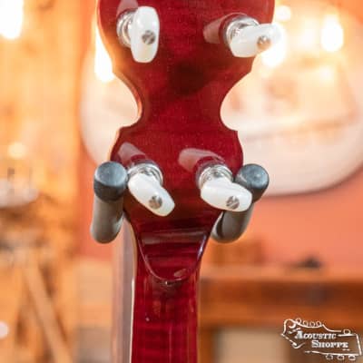Deering Calico "Ox Blood" 5-String Banjo #AE35D image 11
