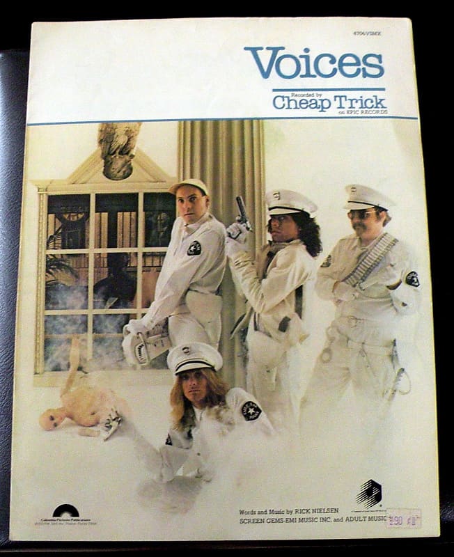 Cheap Trick Vintage Sheet Music Voices 1979 Reverb