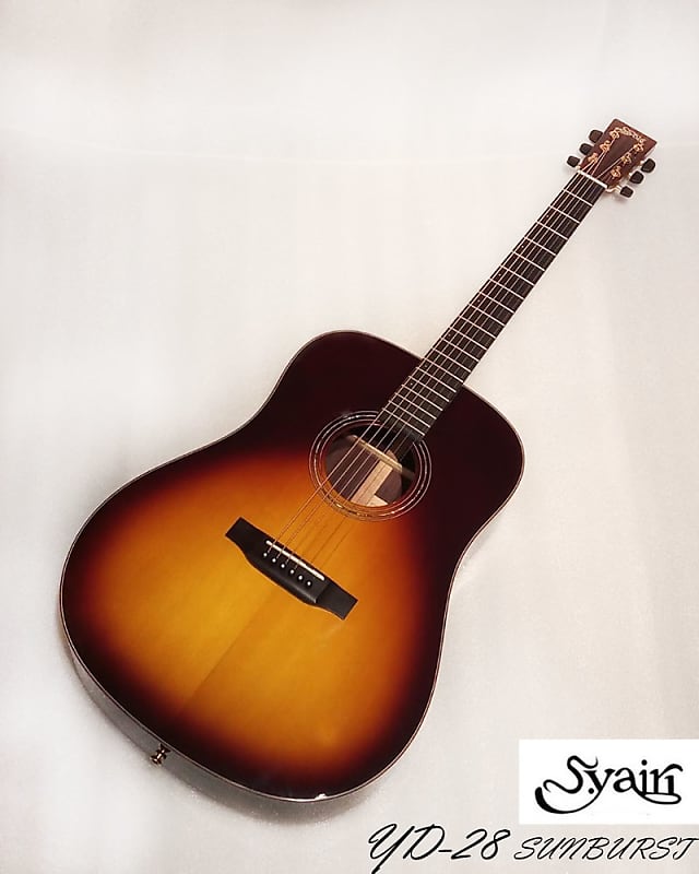 S.Yairi YD-28 Sunburst all Solid Sitka Spruce & Rosewood 