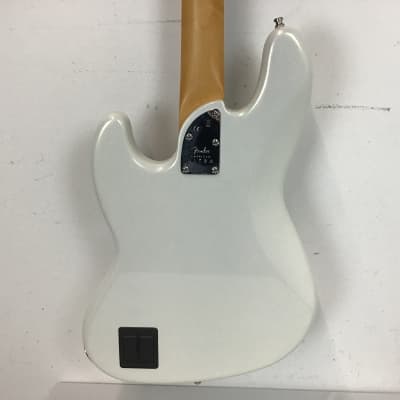 Used Fender AMERICAN ULTRA JAZZ BASS Bass Guitars White image 4