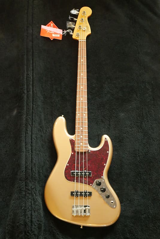Fender Vintera '60s Jazz Bass 2019 Firemist Gold image 1