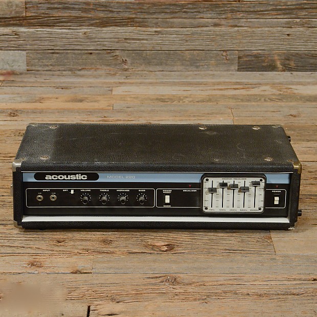 Acoustic Model 220 Solid-State Bass Amp Head USED | Reverb Canada