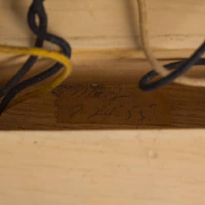 Fender Telecaster Solid Body Electric Guitar (1955), ser. #7792, original tweed hard shell case. image 18