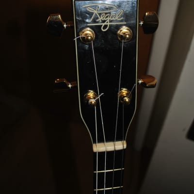 Regal (Harmony) tenor guitar w/TKL hard case image 3