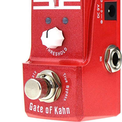 Joyo JF 324 Gate of Kahn Noise Gate Ironman Mini Pedal w/ Cloth and 4 Cables image 2