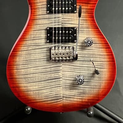 Paul Reed Smith PRS SE Custom 24 Electric Guitar Charcoal Cherry Burst w/ Gig Bag image 1