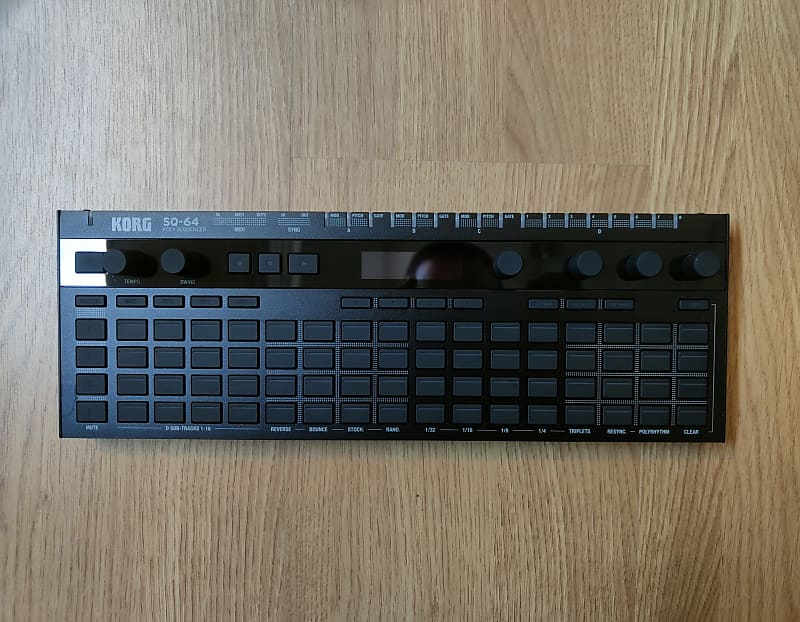 Korg SQ64 Polyphonic Sequencer 2020 - Present - Black image 1