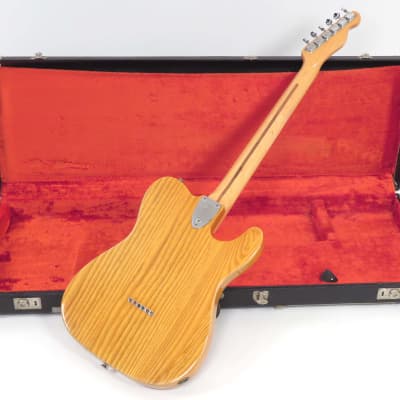 1976 Fender Telecaster Custom Natural Left Handed - Rare Lefty Tele - Original Case image 3
