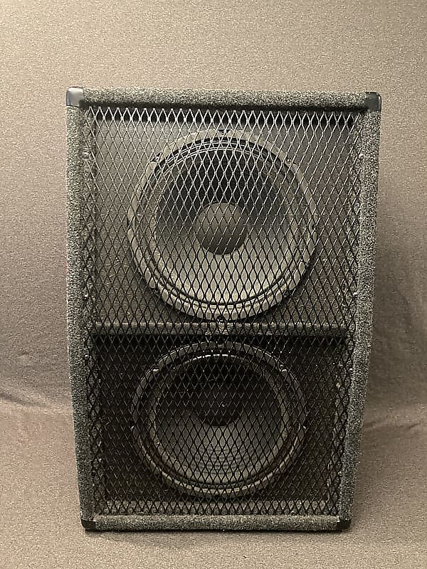 TubeWorks 2x12" Speaker Cab Mid90's Grey fuzzy carpet. Reverb