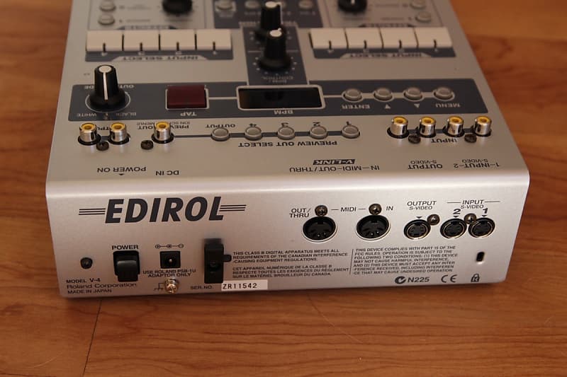 Edirol / Roland V-4 Four Channel Video Mixer with Power Supply