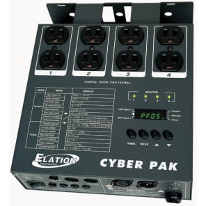 Elation CYBER-PAK 4-Channel DMX Midi Dimmer Pack