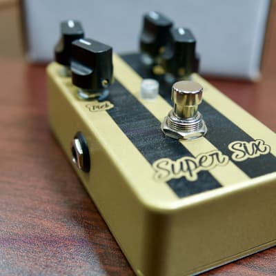 RARE Lovepedal Super Six Gold Ghost SRV Limited Edition Overdrive Guitar OD Drive for sale