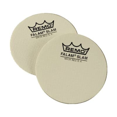 Remo Falam Slam Patch for Bass Drum 2.5" 2pack image 3