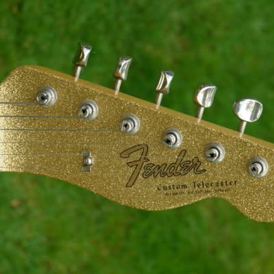Fender Masterbuilt Buck Owens Telecaster 2006 GOLD sparkle - Check binding image 8
