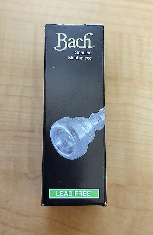 Bach 351 Classic Series Silver-plated Trumpet Mouthpiece with Gold-plated Rim - 3C image 1