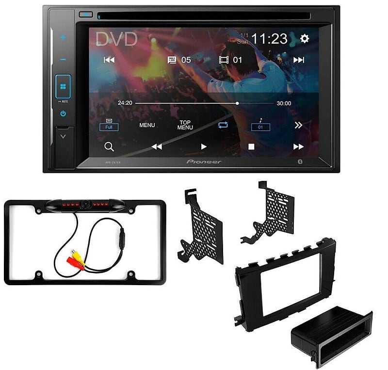 Pioneer AVH241EX Double DIN DVD Camera Dash install Kit for Reverb