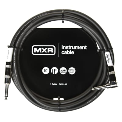 MXR DCIS10R 10' Instrument Cable Straight/Right Angle