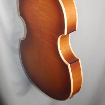 Hofner 500/1-61L-RLC-0 1961 Relic Violin Bass Sunburst Left Handed Made in Germany w/case German image 13