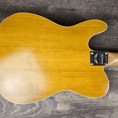 MyDream Partcaster Custom Built - Honey Gold Ash Chambered Alder Tapped Coil image 3