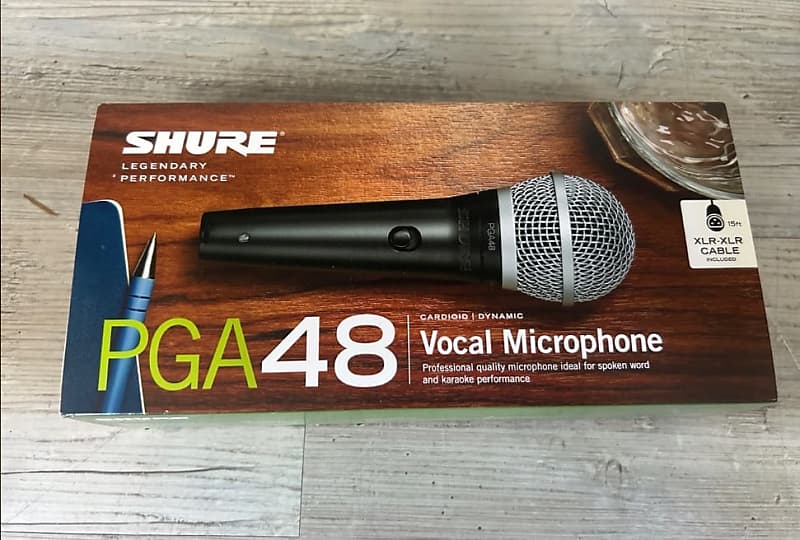 Shure PGA48 Cardioid Dynamic Vocal Microphone