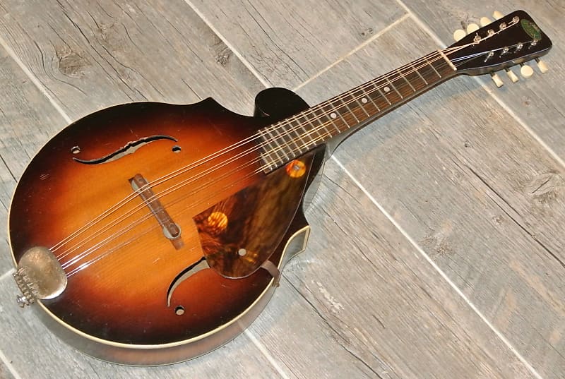 1930's (?) Regal Reverse Scroll, Two Point Mandolin with Case | Reverb