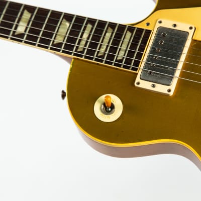Gibson 1958 Les Paul Gold Top Electric Guitar Owned By Billie Joe Armstrong Of Green Day image 12