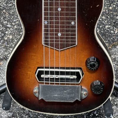 1938 Gibson EH-150 7 String Lap Steel Guitar W/OHSC Sunburst Vintage image 3