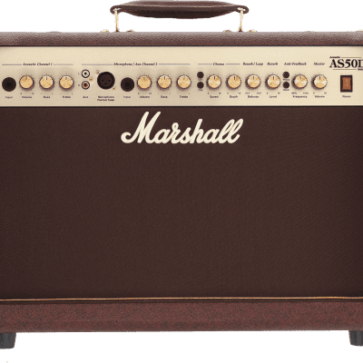 Marshall AS50D 50-Watt 2x8 2-Channel Acoustic Combo Amp image 1