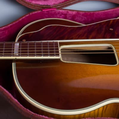 Epiphone  Emperor Concert Arch Top Acoustic Guitar (1949), ser. #58825, original brown hard shell case. image 15
