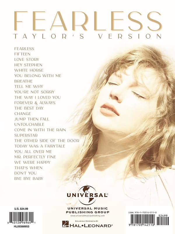 Taylor Swift - Fearless (Taylor's Version) CD - EMI