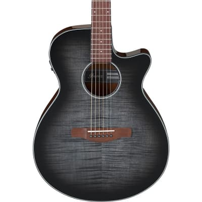 Ibanez AEG70 Grand Auditorium Electro Acoustic, Trans Charcoal Burst High Gloss for sale