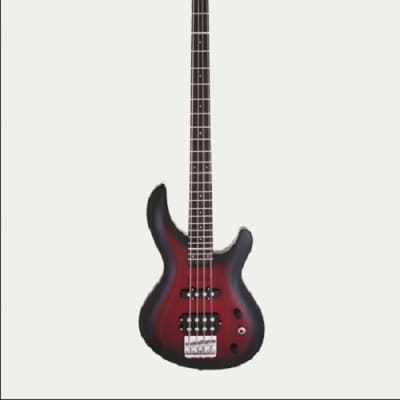 Aria IGB STANDARD MRS  IGB Electric Bass Guitar, Red Shade for sale