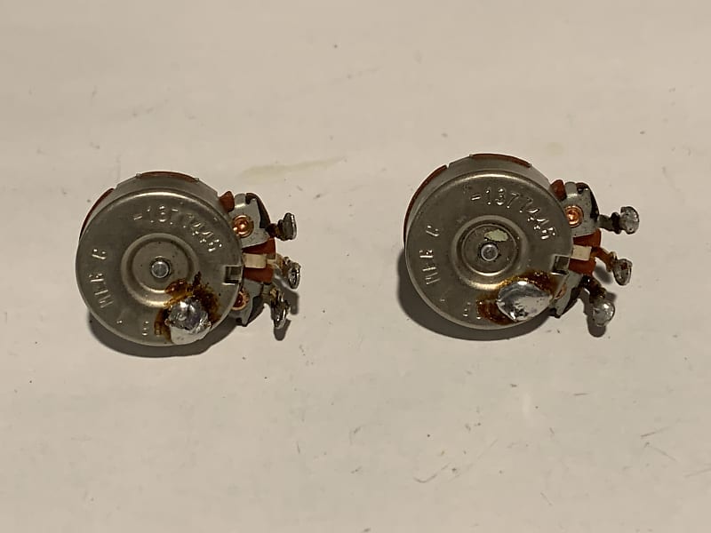 CTS Fender Telecaster (2) Pots 46th week of 1974 Reverb