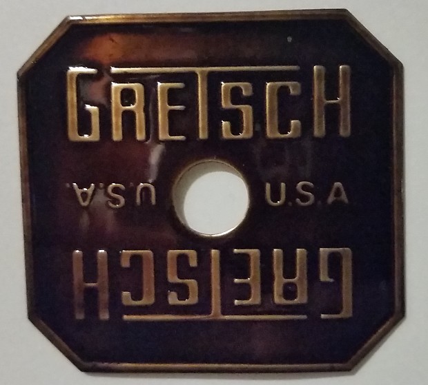 Gretsch Drum Badge Square Reverb